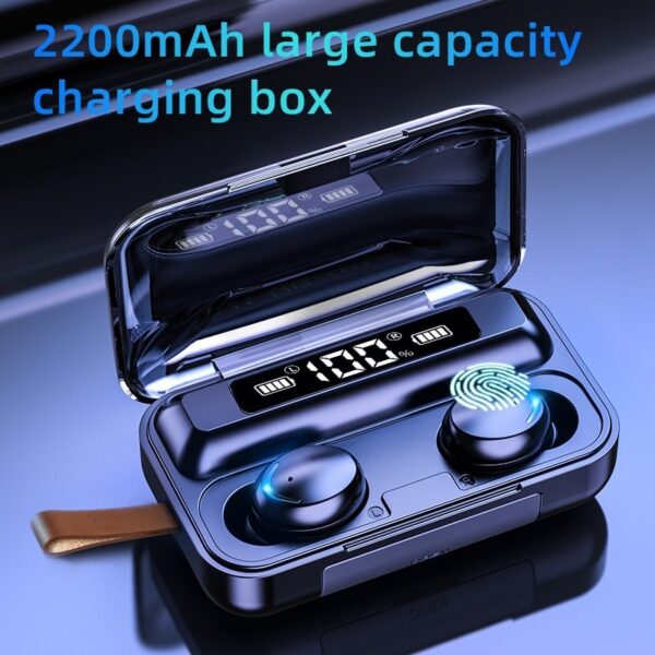 TWS Bluetooth 5 0 Earphones 2200mAh Charging Box Wireless Headphone 9D Stereo Sports Waterproof Earbuds Headsets