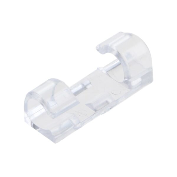 Transparent 20 pièces cordon fil câble Clips en plastique auto-adhésif pince organisateur fixateur Dls HOmeful 4