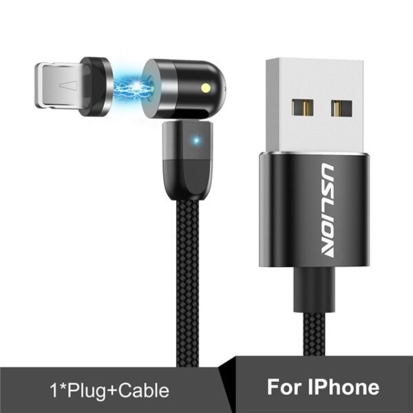 USLION Magnetic USB Cable Fast Charging Type C Cable Magnet Charger Micro USB Cable Mobile Phone 6.jpg 640x640 6