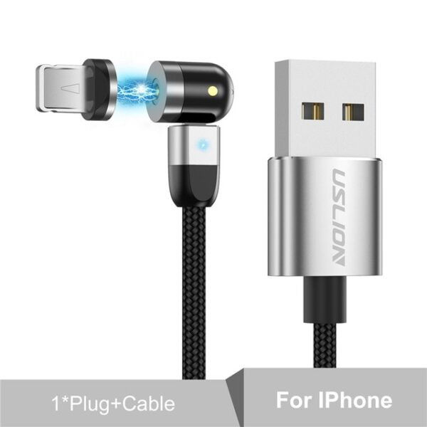 USLION Magnetic USB Cable Fast Charging Type C Cable Magnet Charger Micro USB Cable Mobile Phone 7.jpg 640x640 7