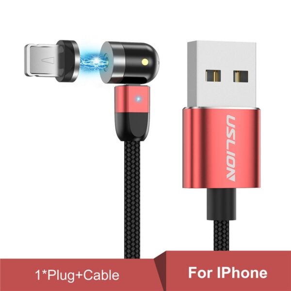 USLION 磁性 USB 数据线 快速充电 C 型数据线 磁​​铁充电器 Micro USB 数据线 手机 8.jpg 640x640 8