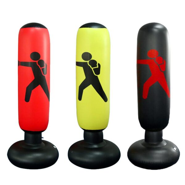 Vertical Inflatable Boxing Bag PVC Thickening Boxing Pillar Tumbler Fight Column Punching Bag Fitness Tool 1