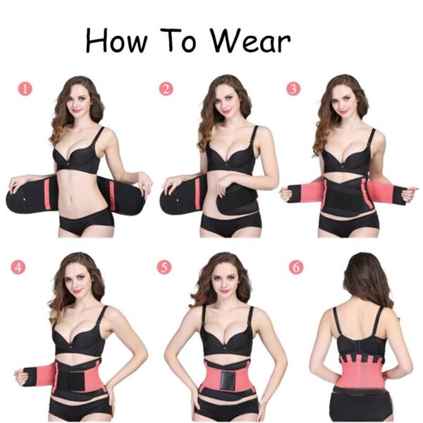 Women Waist Trainer Corset Shapers Slimming Belt Modeling Strap Body Shaper Slimming Corset Waist Belt Neoprene 2