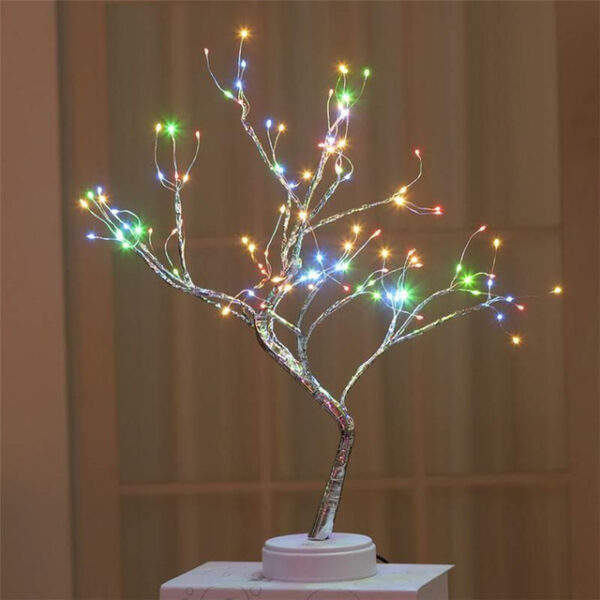 108 LED USB Table Lamp Copper Wire Christmas Fire Tree Night Light Table Lamp Home Desktop 5.jpg 640x640 5