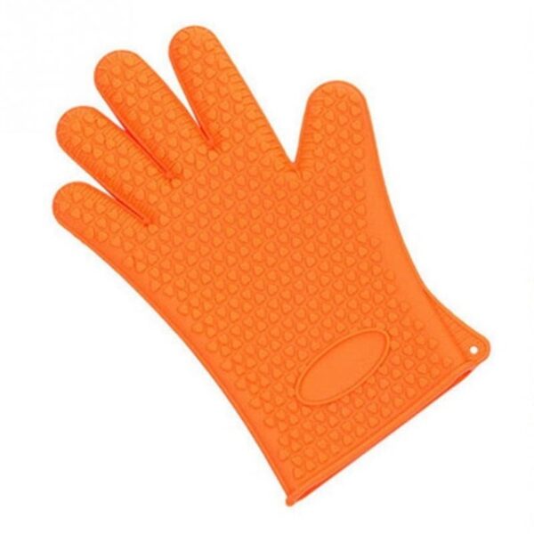 Cócaireacht Glove Silicone Frithsheasmhach in aghaidh Teasa 1Pcs Bácáil BBQ Sealbhóir Pota Oighinn Mitt Kitchen Cuardach Te Dearg 2.jpg 640x640 2