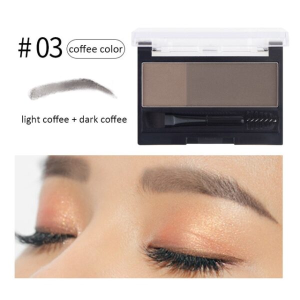 Awọn awọ 2 Eyebrow Imudara Powder Paleti Gigun Oju Oju Oju mabomire Pẹlu Ọpa fẹlẹ Eye Brow 2.jpg 640x640 2