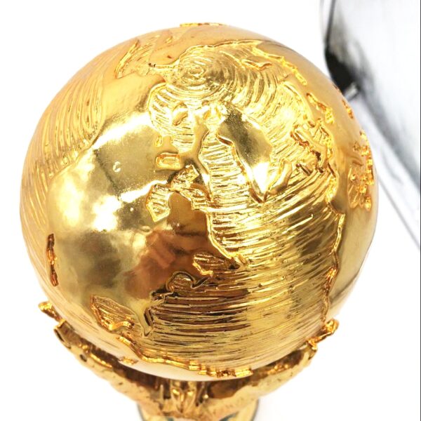 2018 france edition Europe Golden Color Resin World Cup Football Champion trophy Souvenir Mascot Toy for 1