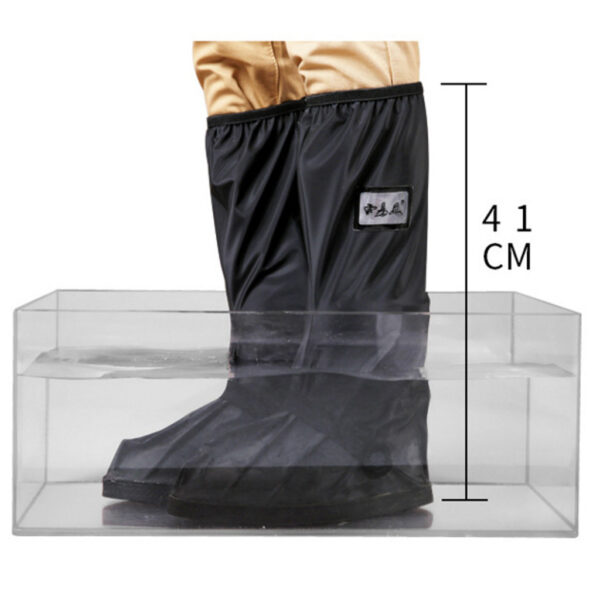 2019 Men s Rainy Day Shoes Cover Rain Boots Outdoors Reflective Work Shoes Waterproof Prevent Slippery 4