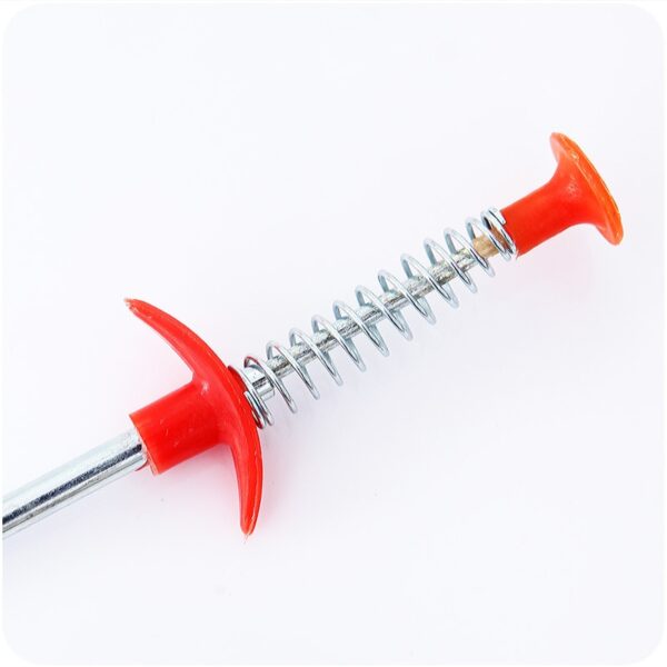 24 4 Inch Spring Pipe Dredging Tools Drain Snake Drain Cleaner Sticks Clog Remover Cleaning Tools 3