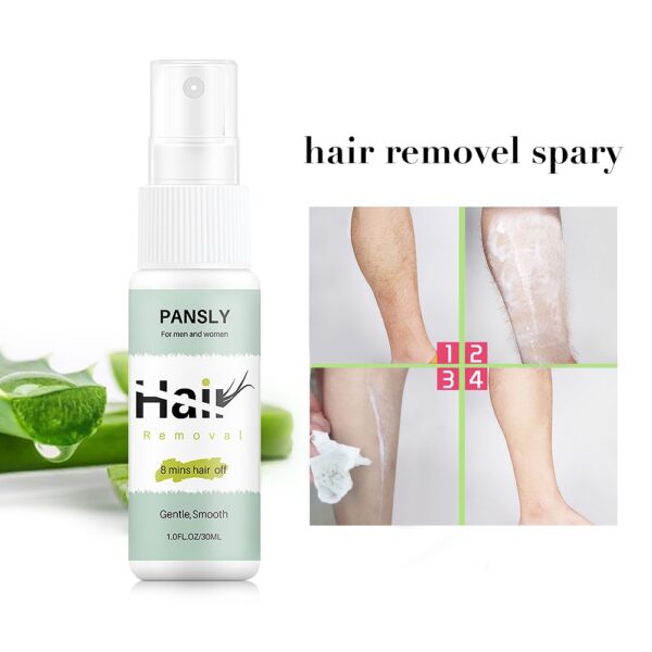 30ml Permanant Hair Growth Removal Inhibitor Spray Beard Bikini Intimate Legs Body Armpit Painless Facial Stop 3