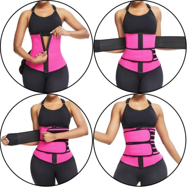 Breathable Butt Lifter Control Modeling Strap Shapewear Women Body Shaper Pagwala sa Timbang Slimming Plus Size Girdle 2