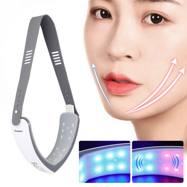 Chin V Line Up Lift Belt Machine Red Blue LED Photon Therapy Facial Lifting Device Face 1