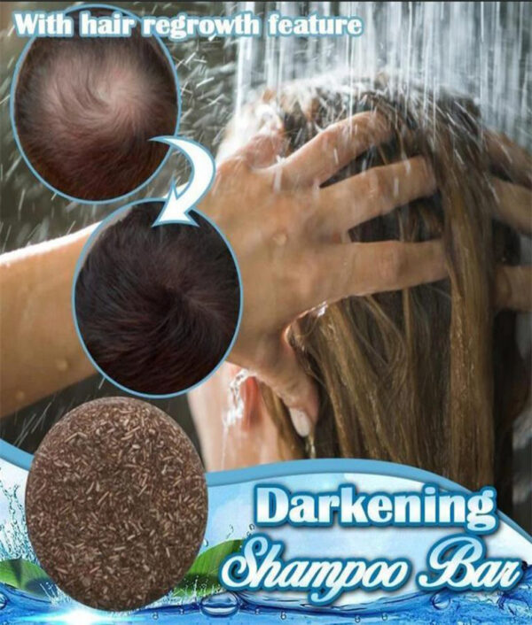 Shampo errësirë ​​Bar Handmade Fallopia Multiflora Ginger Hair Shampo Sapun kundër rënies së flokëve Riparimi i kujdesit të kokës 768x771 1