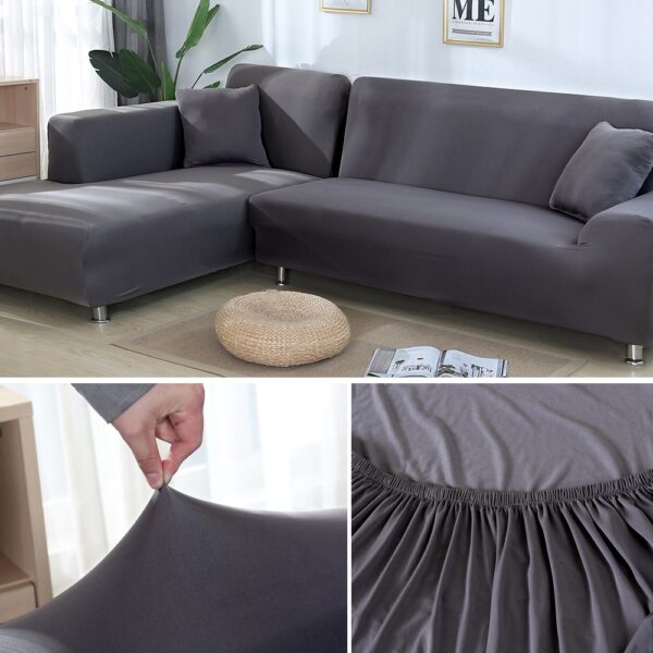 Elastic Stretch Sofa Cover 1 2 3 4 Seater Sof Slipcover Couch Covers para sa Universal Sofas 2