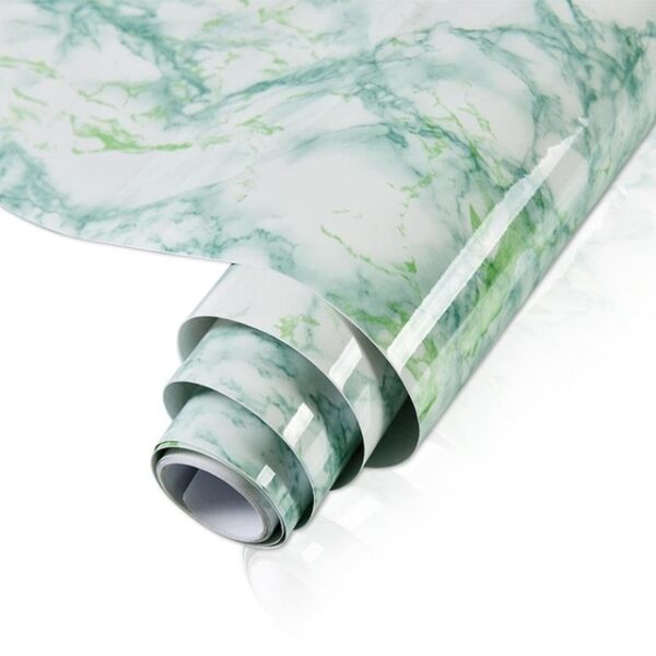 I-Marble Vinyl Film Wallpaper Self Adhesive Self Adhesive Wall Wall Decor Yekhishi Lefenisha Yokulungisa Igumbi Lokuhlotshaniswa Nempahla 14.jpg 640x640 14