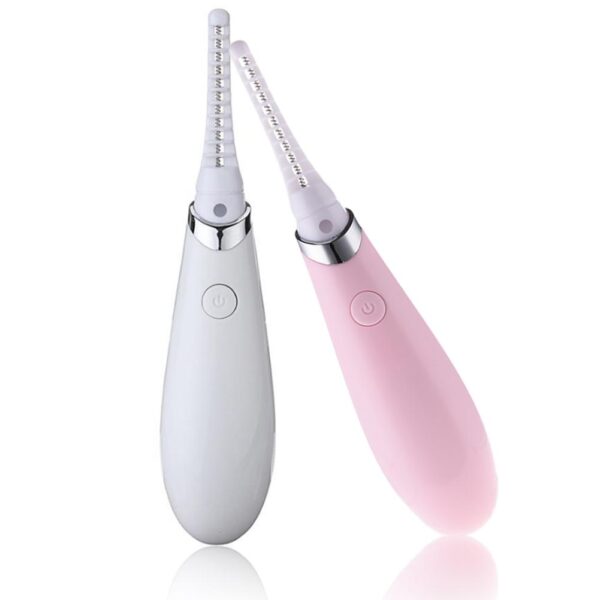 Mini USB Rechargeable Electric Heated Eyelash Curler Long Lasting Electric Ironing Eyelash Curler Makeup Curling For 1