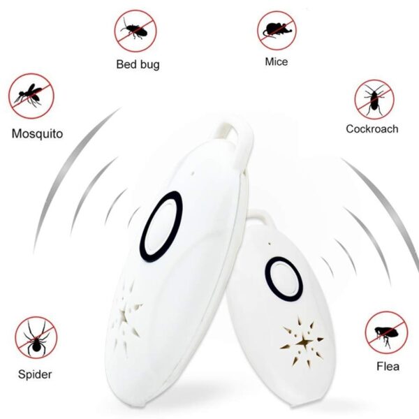 USB Flealess Ultrasonic Flea Tick Repeller পোষা প্রাণী সরবরাহ HKS99 1