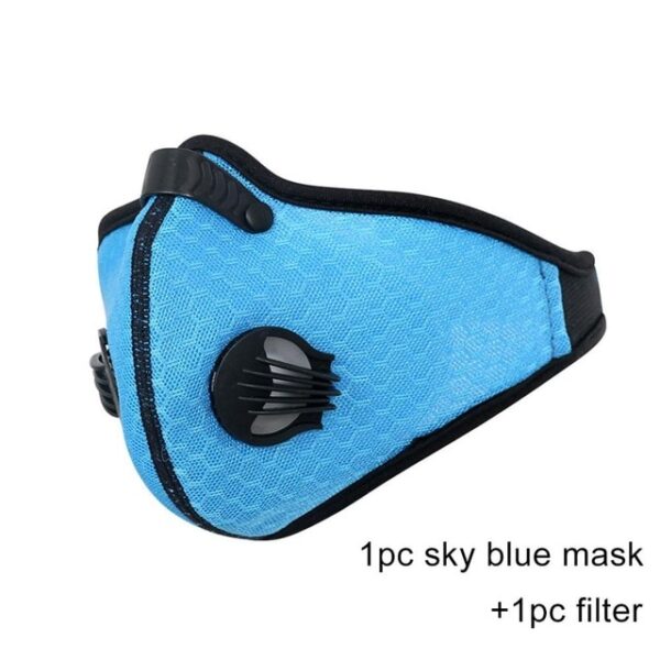 Unisex PM2 5 Mouth Mask with Valve Respirator Washable Reusable Men Women Dustproof Riding Mouth muffle 4.jpg 640x640 4