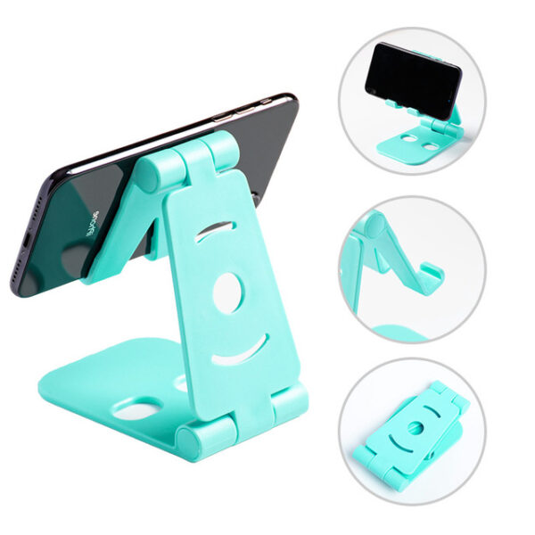 Universele oanpasbere mobile tillefoanhâlder foar iPhone Huawei Xiaomi Samsung Plastic tillefoan stand buroblêd folding 2.jpg 640x640 2