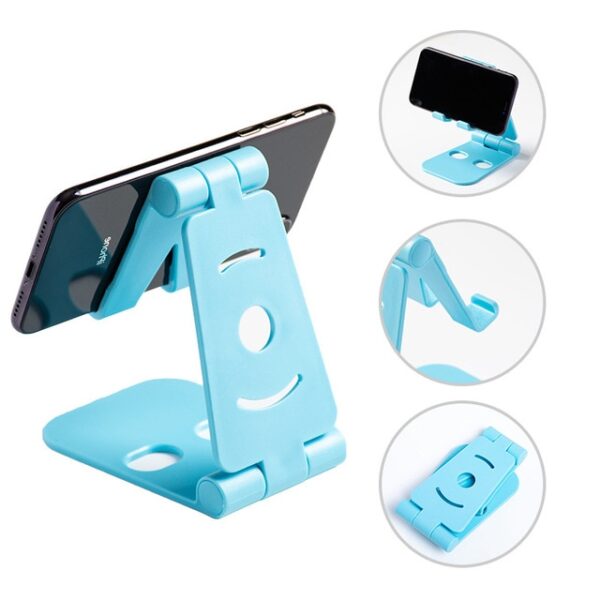 Universal Adjustable Mobile Phone Holder For iPhone Huawei Xiaomi Samsung Plastic Phone Stand Desk Tablet Folding 4.jpg 640x640 4