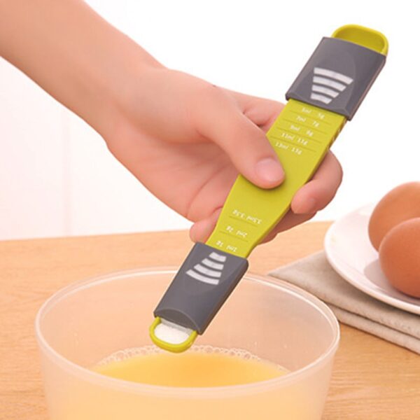 WALFOS measure cup Double End Walo ka Stall Adjustable Scale Measuring Spoons Metering Spoon baking tool Kusina 4