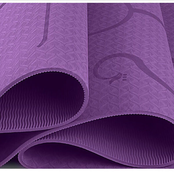 1830 610 6mm TPE Yoga Mat with Position Line Non Slip Carpet Mat For Beginner Environmental 4