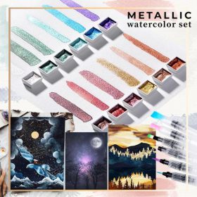 Metallic Watercolor Set - image 11