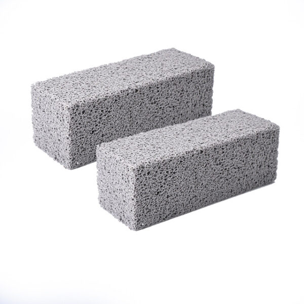 2Pcs BBQ Grill Paglimpyo sa Brick Block Barbecue Paglimpyo sa Bato BBQ Racks Mantsa Grease Cleaner BBQ Tools 1.jpg 640x640 1