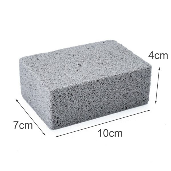 2Pcs BBQ Grill Cleaning Brick Block Barbecue Cleaning Stone BBQ Racks Stains Grease Cleaner BBQ Tools 5