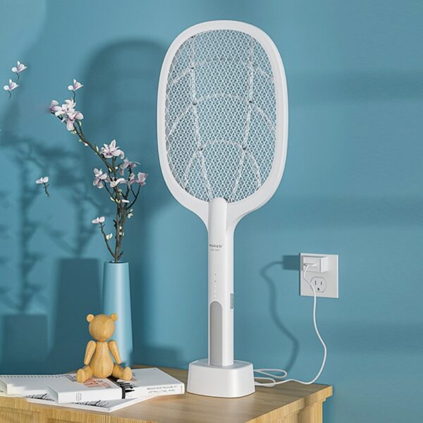 3000V Electric Mosquito Killer Uban sa UV Lamp USB 1200mAh Rechargeable Bug Zapper Summer Fly Swatter Trap 1