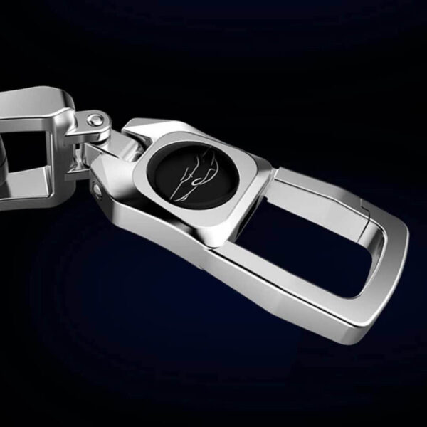 Modrwy Allwedd Car Metel 3D Keychain Deiliad Allwedd Logo Affeithwyr Auto Ar gyfer KIA Benz Audi Toyota 3