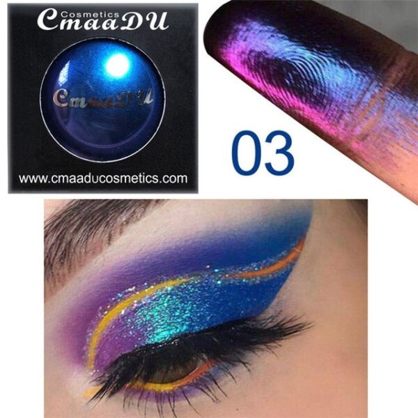 4 Kolor nga Chameleon Metallic Eyeshadow Palette Diamond High Pigmented Shiny Eye Shadow Powder Beauty Makeup Duo 2.jpg 640x640 2