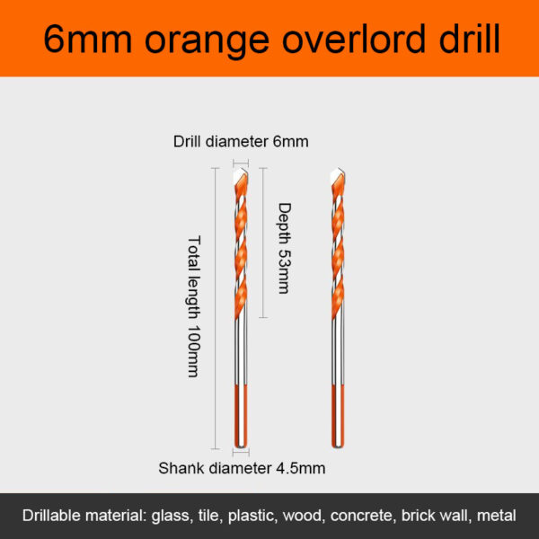 6 8 10 12mm Hole Saw Drill Bits 4 Pcs Titanium Coated Sawtooth Drill Bit Tool 1