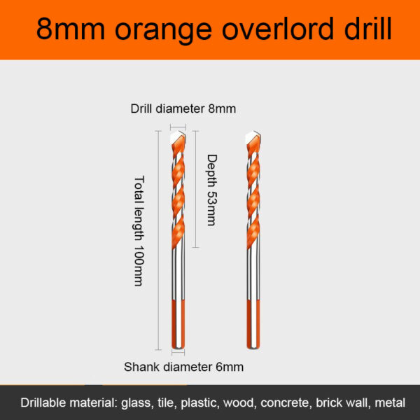 6 8 10 12mm Hole Saw Drill Bits 4 Pcs Titanium Yakavharidzirwa Sawtooth Drill Bit Tool 2