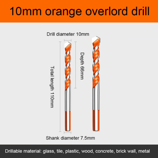 6 8 10 12 မီလီမီတာ အပေါက် စောအတုံးများ 4 Pcs တိုက်တေနီယမ် ဖုံးအုပ်ထားသော Sawtooth Drill Bit Tool 3