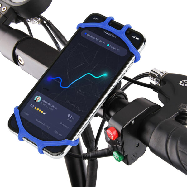 Soporte para teléfono de bicicleta para iPhone 7 XS Max para Xiaomi 9 Soporte universal para teléfono móvil para motocicleta 1