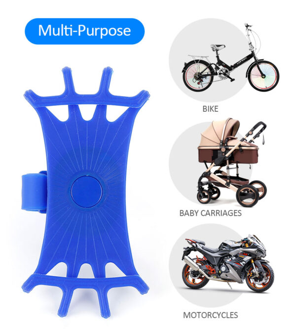 Soporte para teléfono de bicicleta para iPhone 7 XS Max para Xiaomi 9 Soporte universal para teléfono móvil para motocicleta 2