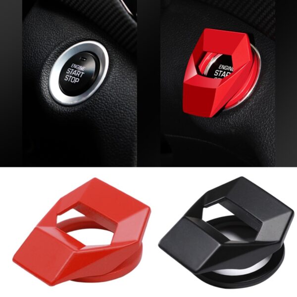 Car Engine Start Stop Button Cover For Peugeot 308 307 206 Traveller Expert 407 2008 508