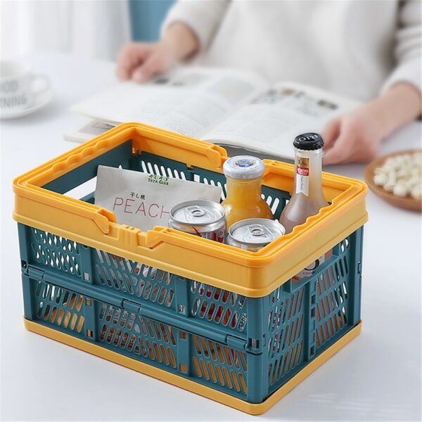 Collapsible Crate Folding Storage Box Basket With Handles Durable Transportable Utilit Crate Aykasa Portable Foldable Container 2
