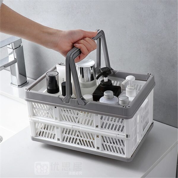 Collapsible Crate Folding Storage Box Basket With Handles Durable Transportable Utilit Crate Aykasa Portable Foldable Container 3