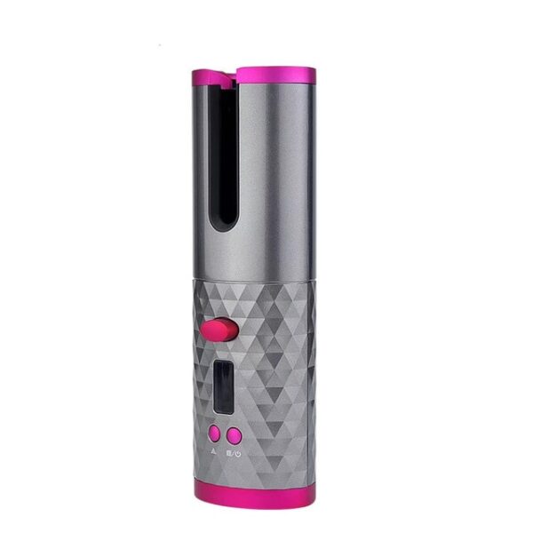 Curler Gruaige Uathoibríoch gan sreang iarann ​​Curling Iron Curler Aeir Rechargeable USB le haghaidh Tonn Curls