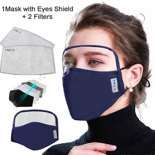 Cotton Dustproof Outdoor Face Protective Face Mask nga adunay Panagang sa Mata 2 Mga Pagsala Mga costume sa Cosplay Accessories masque 1.jpg 640x640 1