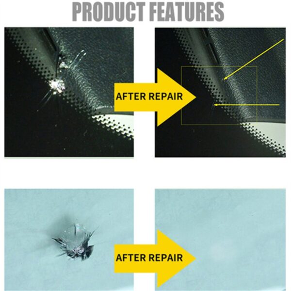 لتقوم بها بنفسك زجاج نافذة السيارة خدش الكراك أداة إصلاح الزجاج الأمامي طقم إصلاح الزجاج الأمامي مجموعة إصلاح للجبهة 2