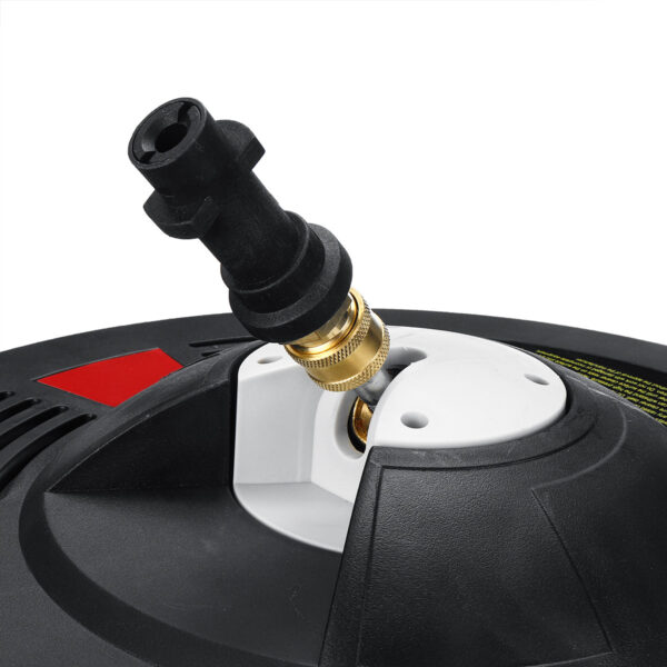 Limpador de alta pressão acessório redondo limpador de superfície plana lavadora de pressão de gás 1 4 rápido 1