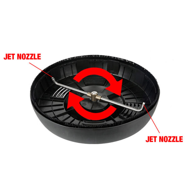 High Pressure Cleaner Round Attachment Flat Surface Cleaner Power Washer Gas Pressure Washer 1 4 Quick 2