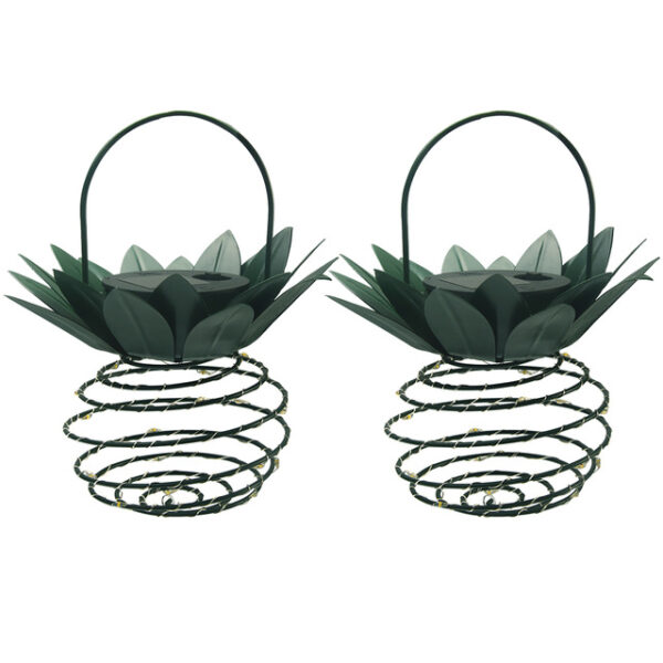 New Outdoor Waterproof Garden Pineapple Solar Lights Path Lights Hanging Fairy Lights20 Solar Led Warm Fairy 1.jpg 640x640 1
