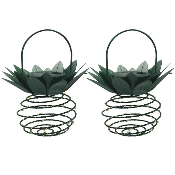 New Outdoor Waterproof Garden Pineapple Solar Lights Path Lights Hanging Fairy Lights20 Solar Led Warm Fairy 5