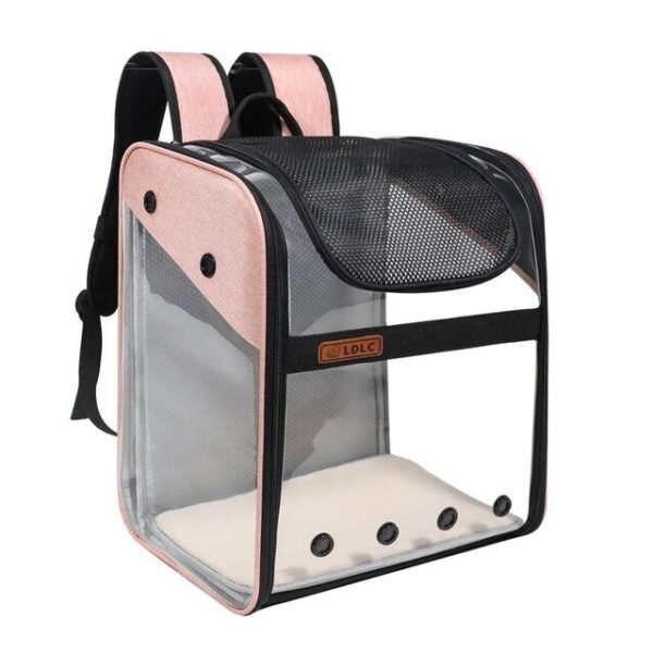 Pet Dog Backpack Cat Carrier Outdoor PVC Breathable Space Travel Bag Foldable Cat Transporter Shoulder With 1.jpg 640x640 1