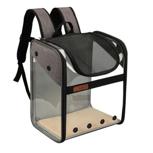 Pet Dog Backpack Cat Carrier Outdoor PVC Breathable Space Travel Bag Foldable Cat Transporter Shoulder With 3.jpg 640x640 3