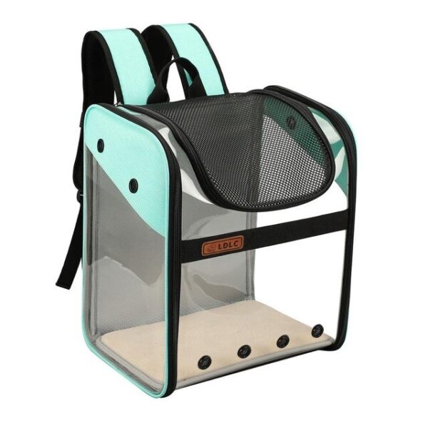 Pet Dog Backpack Cat Carrier Outdoor PVC Breathable Space Travel Bag Foldable Cat Transporter Shoulder With.jpg 640x640